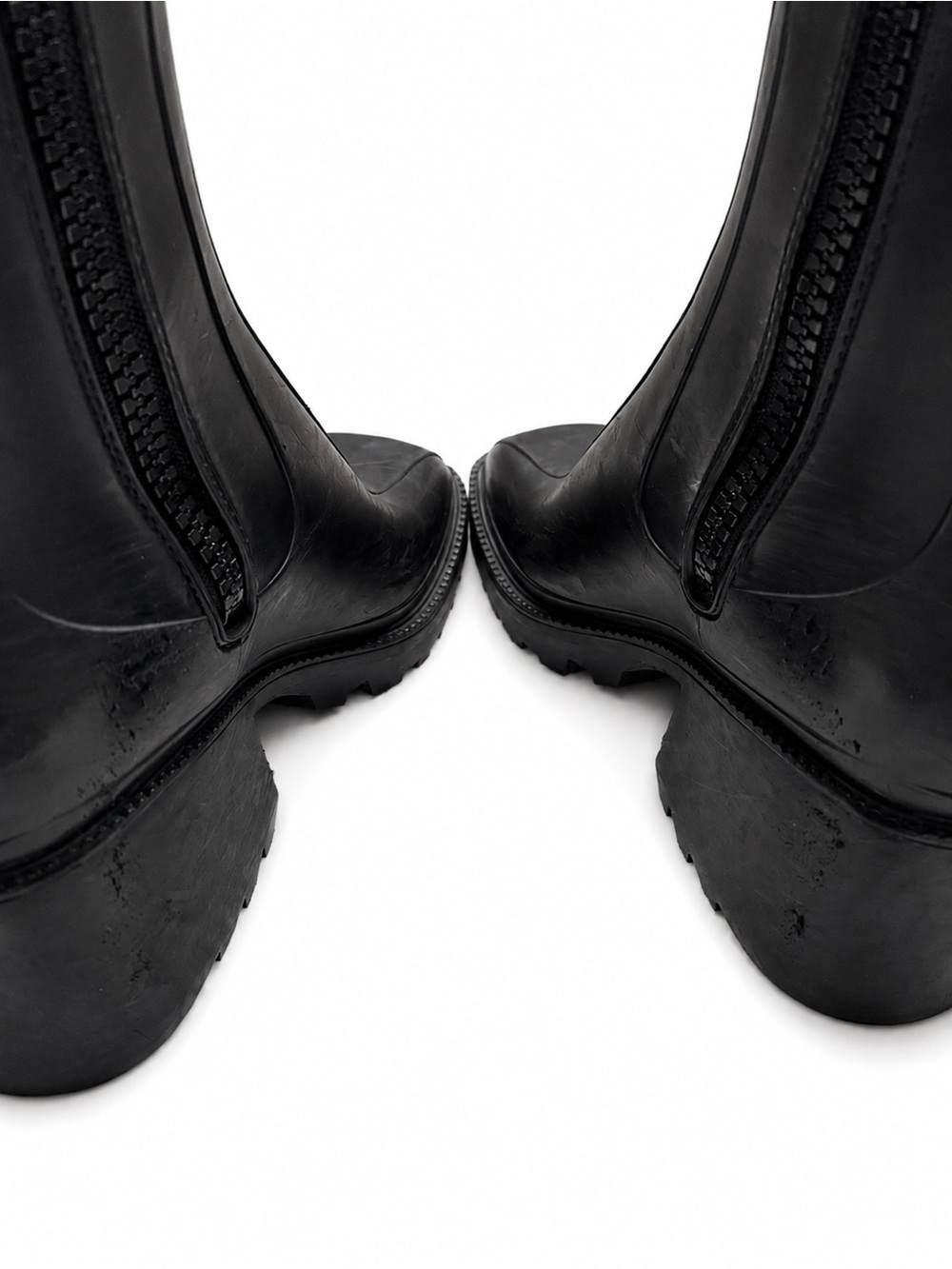 Chloé Betty PVC Short Rain Boots Black Size 36 US 6 Designer - Picture 4 of 13